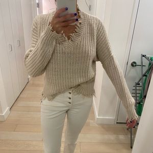Tan boutique sweater